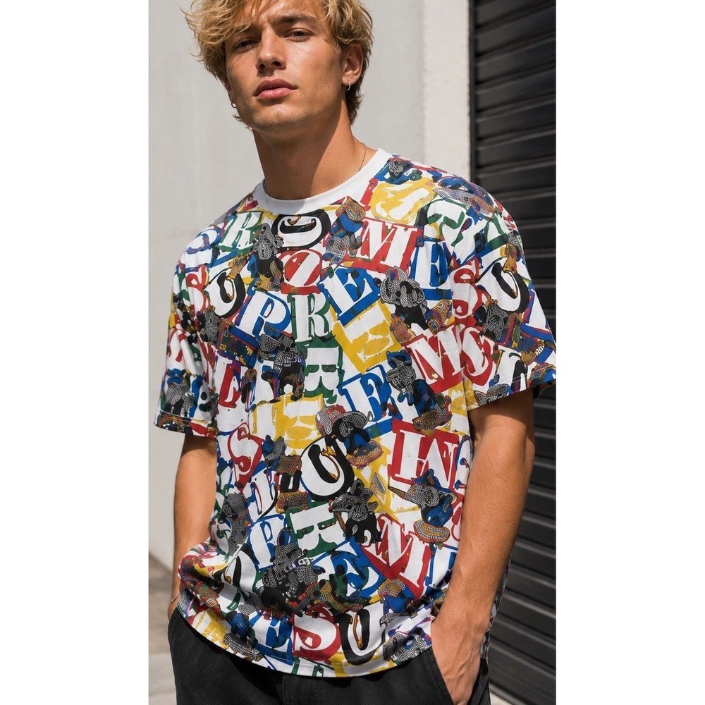 Authentic RARE Supreme Elephant Top Artwork Shaun Crawford Mens Med Streetwear